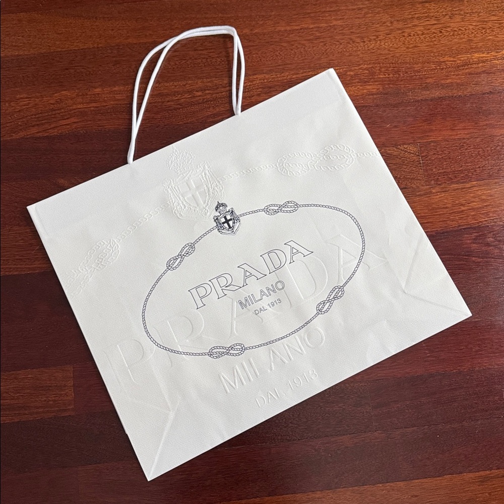 Prada Shopping Bag Large 22" x 18.5" x6” NEW